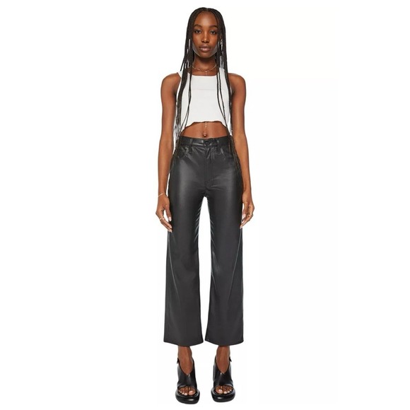 NWT Mother Denim Pants 33 The Rambler Zip Ankle Wax On Wax Off Festival Rock USA - Picture 1 of 16